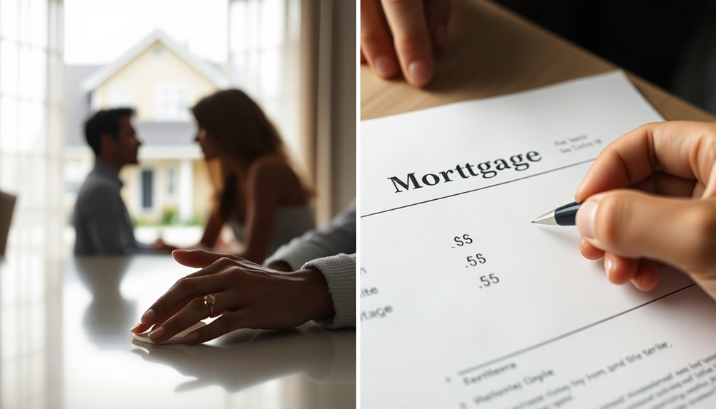 divorce impacts mortgage terms